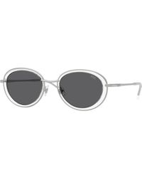 DIESEL - Dl1018 100787 Sunglasses Metal Round Normal - Lyst