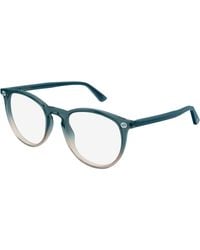 Gucci - Gg0027O 020 Optical Frames Acetate Transparent Round - Lyst