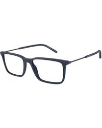 Giorgio Armani - Ar7233 5543 Optical Frames Acetate Transparent Squared Normal - Lyst