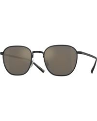 Oliver Peoples - Ov1329St Rynn 501739 Sunglasses Titanium Squared Normal - Lyst