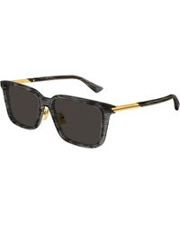 Bottega Veneta - Bv1374Sk 007 Sunglasses Acetate Squared - Lyst