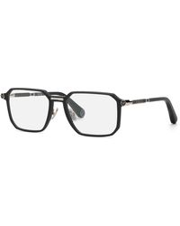 Philipp Plein - Vpp220M Plein Hexagon Stud 0U28 Optical Frames Injected Geometric - Lyst