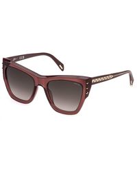 Police - Splr24E Superstar 4 06Pp Sunglasses Acetate Butterfly Normal Shaded - Lyst