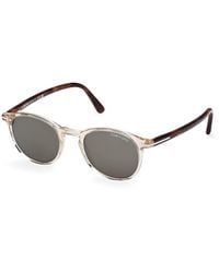 Tom Ford - Ft0539 Andrea-02 45N Sunglasses Acetate Round Normal - Lyst