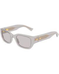 Bottega Veneta - Bv1401Sa 004 Sunglasses Acetate Squared - Lyst