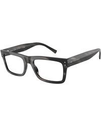 Giorgio Armani - Ar7232 5407 Optical Frames Acetate Transparent Squared Normal - Lyst
