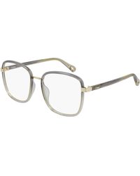 Chloé - Ch0034O 007 Optical Frames Injected Transparent Squared - Lyst