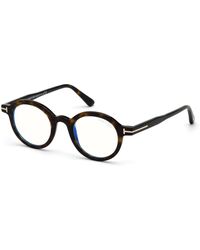 Tom Ford - Ft5664-B 052 Optical Frames Acetate Round Normal - Lyst