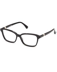 Max Mara - Mm5261 1 Optical Frames Acetate Squared Normal - Lyst