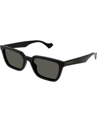 Gucci - Gg1539S 001 Sunglasses Injected Squared - Lyst