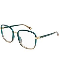 Chloé - Ch0034O 012 Optical Frames Injected Transparent Squared - Lyst