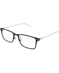 Montblanc - Mb0396On 002 Optical Frames Transparent Squared - Lyst