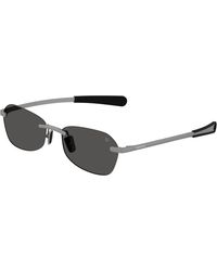 Moncler - Me4017 Orris 101687 Sunglasses Metal Geometric Normal - Lyst