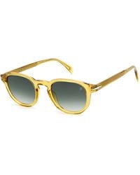 David Beckham - Db 1007/S 40G/9K Sunglasses Plastic Round Shaded - Lyst
