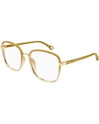 Chloé - Ch0034O 024 Optical Frames Bio-Injected Transparent Squared - Lyst
