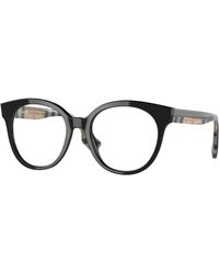 Burberry - Be2356 Jacqueline 3942 Optical Frames Acetate Transparent Round Normal - Lyst