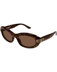 Balenciaga - Bb0431S 002 Sunglasses Acetate Round - Lyst