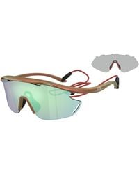 Moncler - Q74002 6290Ma Sunglasses Injected Geometric Normal - Lyst