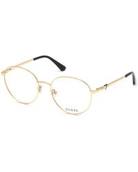 Guess - Gu2812 028 Optical Frames Metal Round Normal - Lyst
