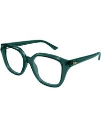 Chloé - Ch0293O 005 Optical Frames Acetate Transparent Squared - Lyst