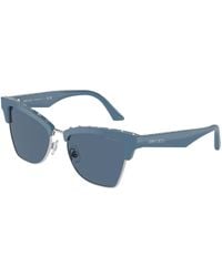Jimmy Choo - Jc5014 502080 Sunglasses Acetate Butterfly Normal - Lyst