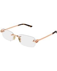 Gucci - Gg2231O 003 Optical Frames Metal Transparent Squared - Lyst