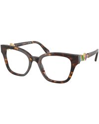 Swarovski - Sk2048 1002 Optical Frames Acetate Squared Normal - Lyst
