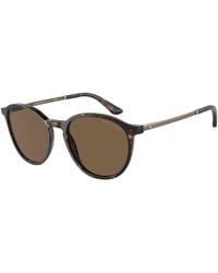 Giorgio Armani - Ar8196 502673 Sunglasses Acetate Pantos Normal - Lyst