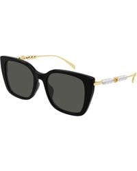 Gucci - Gg1971Sa Square Pearl Sunglasses - Lyst