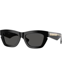 Burberry - Be4454 300187 Sunglasses Acetate Cat Eye Normal - Lyst