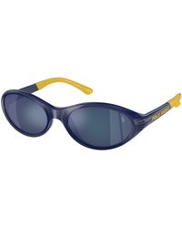 Polo Ralph Lauren - Ph4197U 588655 Sunglasses Injected Round Mirror - Lyst