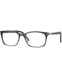 Persol - Po3189V 1012 Optical Frames Acetate Transparent Squared Normal - Lyst