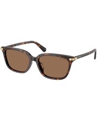 Swarovski - Sk6064D 100273 Sunglasses Acetate Pillow Normal - Lyst