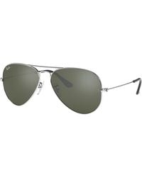Ray-Ban - Rb3025 Aviator Large Metal Sunglasses, Gold/grey Gradient, 62 Mm - Lyst