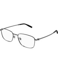 Montblanc - Mb0373Oa 003 Optical Frames Titanium Transparent Squared - Lyst
