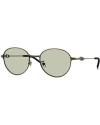 DIESEL - Dl1012D 1029/2 Sunglasses Metal Round Normal - Lyst