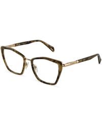 Police - Vplu02 Mermaid 8 300Y Optical Frames Metal Geometric - Lyst