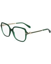 Ferragamo - Sf3012 317 Optical Frames Acetate Squared Normal - Lyst