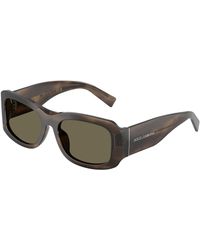 Dolce & Gabbana - Dg4503 3200/3 Sunglasses Acetate Squared Normal - Lyst