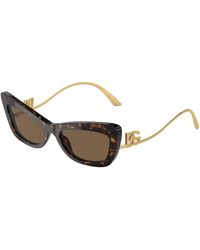 Dolce & Gabbana - Dg4467B 502/73 Sunglasses Acetate Cat Eye Normal - Lyst