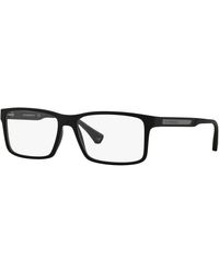 Emporio Armani - Ea3038 5063 Optical Frames Peek Squared Normal - Lyst