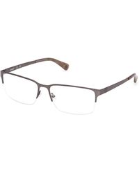 Timberland - Tb50037 007 Optical Frames Metal Squared Normal - Lyst