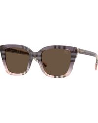 Burberry - Be4487 422073 Sunglasses Acetate Squared Normal - Lyst