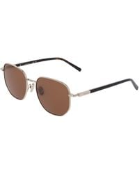 Ferragamo - Sf328S 745 Sunglasses Metal Squared Normal - Lyst