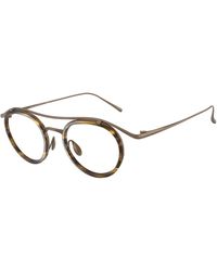 Giorgio Armani - Ar5166T 3429 Optical Frames Titanium Transparent Pantos Normal - Lyst
