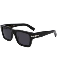 Ferragamo - Sf2033S 001 Sunglasses Acetate Squared Normal - Lyst