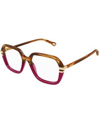 Chloé - Ch0205O 004 Optical Frames Acetate Squared - Lyst