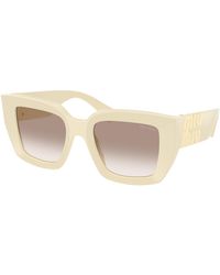 Miu Miu - Mu B05S 21D90L Sunglasses Acetate Squared Normal Shaded - Lyst