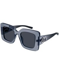 Gucci - Gg2025S 003 Sunglasses Injected Squared - Lyst