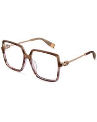 Furla - Vfu872 099G Optical Frames Acetate Squared - Lyst